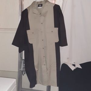 DICKIES Mens 4XL 2Toned Work Shirt